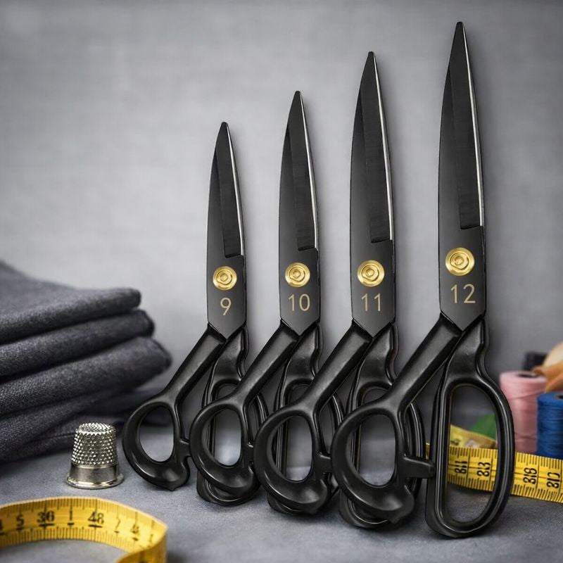 Professional Heavy-Duty Tailoring Scissors Combo (9″ | 10″ | 11″ | 12″)