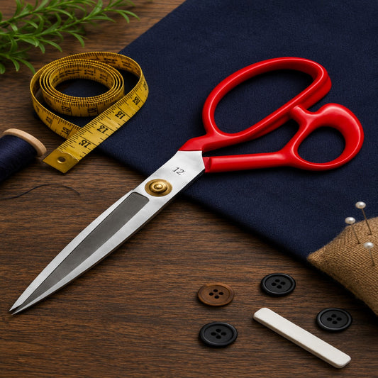 Professional fabric cutting scissors