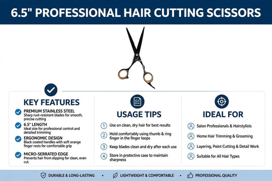 Salon Scissor 6.5 Inlch - Professional Hair Cutting Scissor | Barber Shears