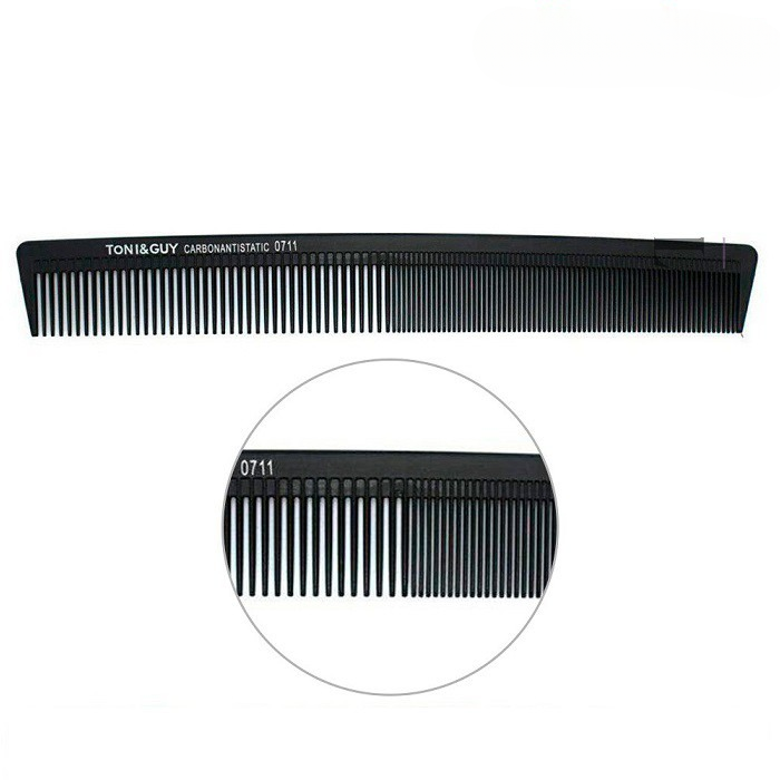 TONI & GUY Professional Hair Comb – Carbon Anti-Static Cutting, Styling & Sectioning Comb