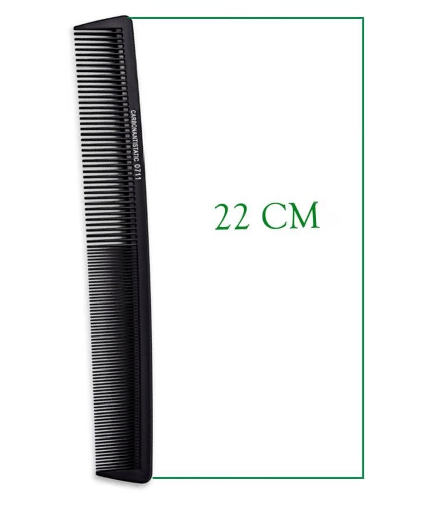 Carbon Anti-Static Hair Comb Set of 3 - Cutting Styling Sectioning Combs
