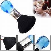 Professional Salon Duster Brush – Soft Neck & Hair Cleaning Brush (Pink / Blue)