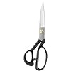 Professional Silver Tailoring Scissors – 11″ Heavy Duty Fabric Cutting Scissor for Tailors & Designers