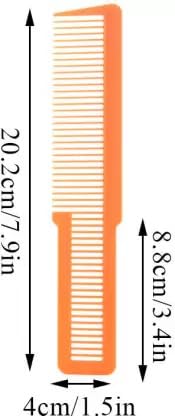 Professional Carbon Fiber Hair Cutting Comb Set | Anti-Static Barber & Salon Combs (Pack of 4)