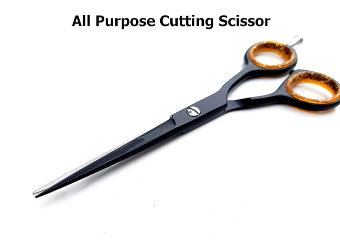 Dhanishka Premium Razor  Black Salon Hair Cutting Scissor – Professional Barber Shears
