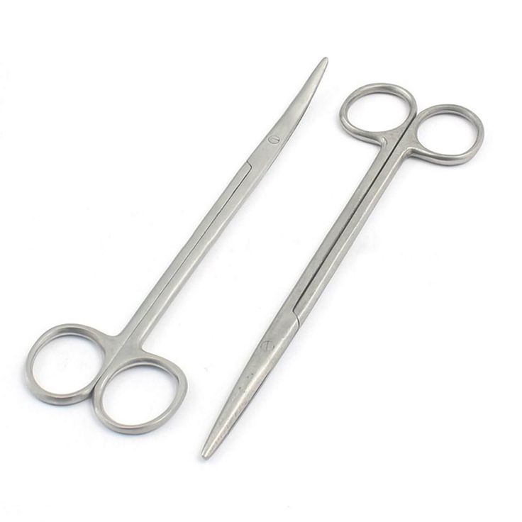 6" Metzenbaum Scissors Curved & Straight Combo Pack – Premium Stainless Steel Surgical Scissors