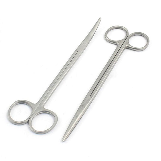 6" Metzenbaum Scissors Curved & Straight Combo Pack – Premium Stainless Steel Scissors