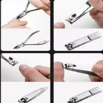 16-Piece Professional Pedicure Manicure Set - Stainless Steel Nail Care Tools Kit