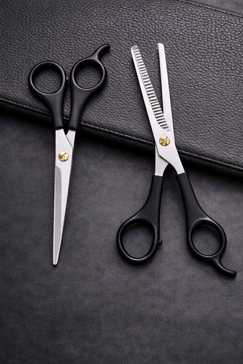 6.5" Hair Cutting & Thinning Scissors Combo For Men and Women