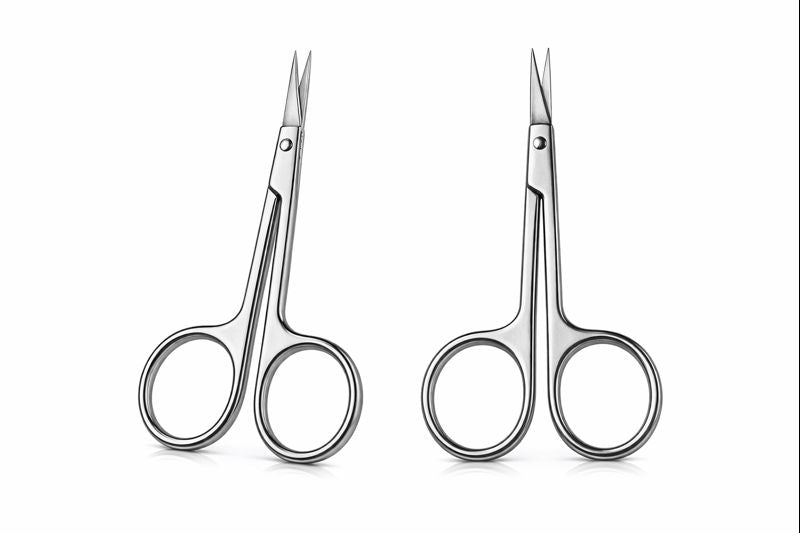 Professional Cuticle Scissors Combo – Stainless Steel Nail & Cuticle Trimming Scissors (Pack of 2)
