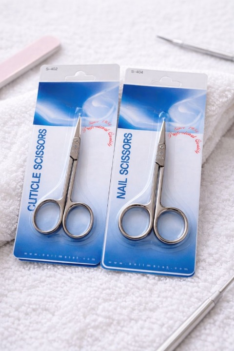 Imported Nail & Cuticle Scissors for Manicure & Pedicure – Precision Stainless Steel Grooming Tool