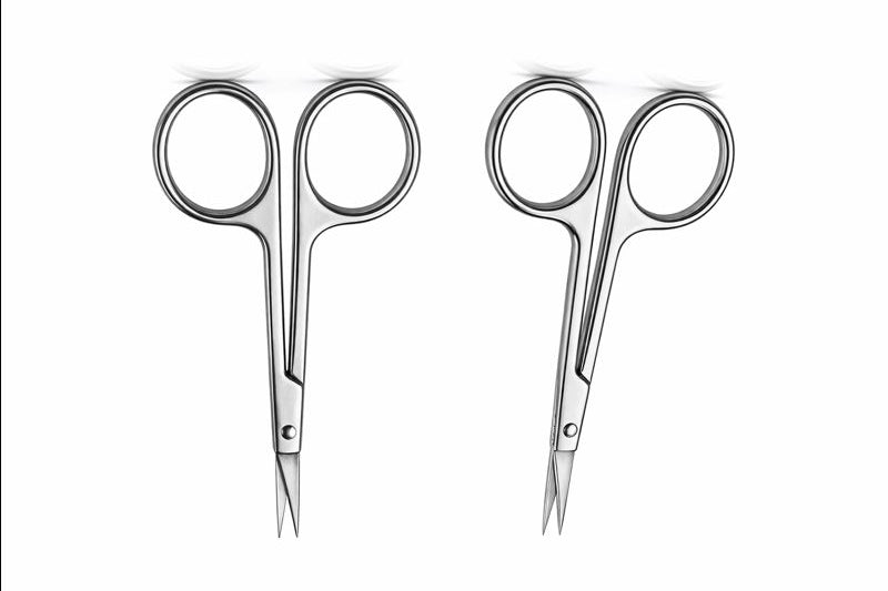 Professional Cuticle Scissors Combo – Stainless Steel Nail & Cuticle Trimming Scissors (Pack of 2)