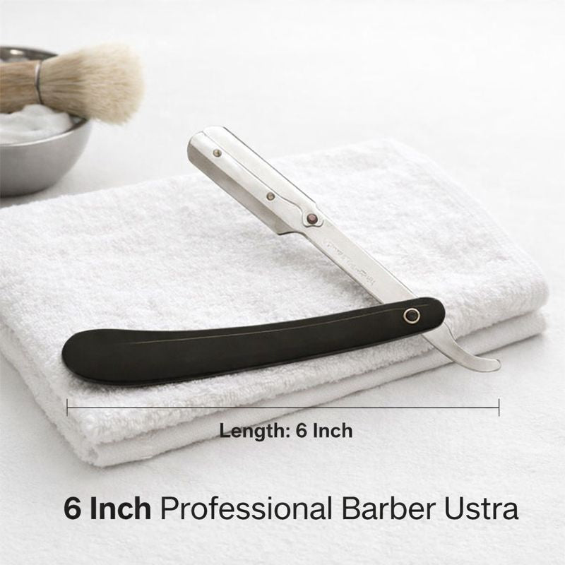 Professional 6-inch Barber Ustra Razor (Straight Razor)