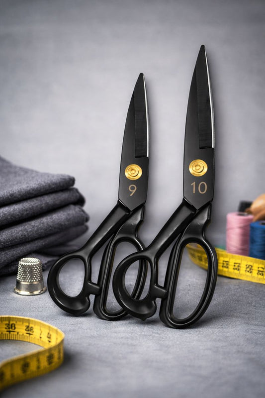 Professional Heavy-Duty Tailoring Scissors Combo (9″ | 10″)