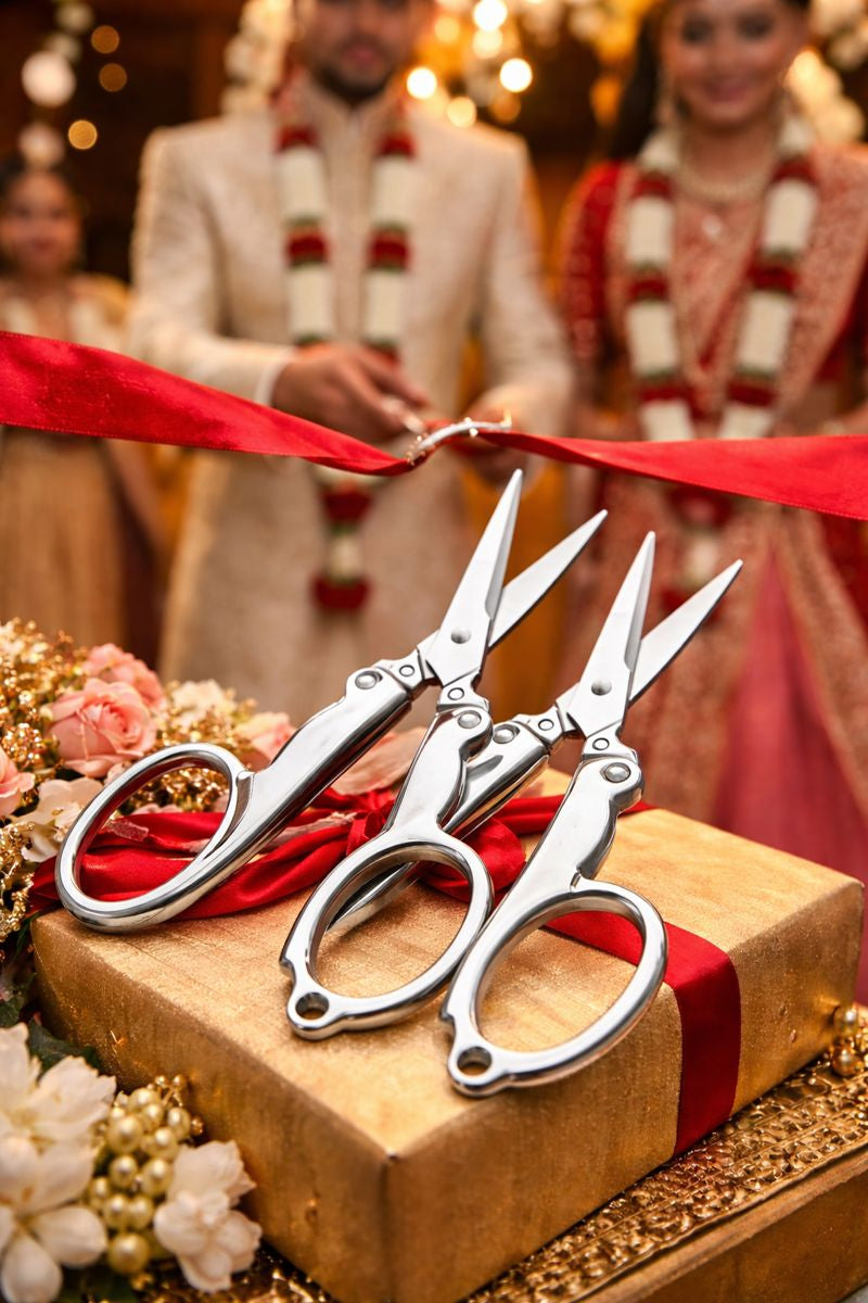 Folding Stainless Steel Craft & Ribbon Cutting Scissor 4"