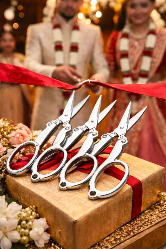 Folding Stainless Steel Craft & Ribbon Cutting Scissor 4"