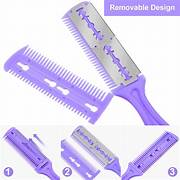 Barber styling razor combs for smooth hair trimming