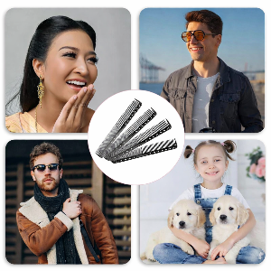 carbon barber combs