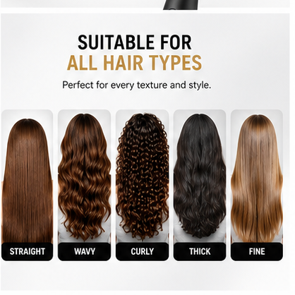 Premium Paddle Hair Brush for Women & Men | Gentle Detangling, Anti-Frizz & Anti-Static | Soft Cushion Hair Brush for Wet & Dry Hair, Curly, Straight & Thick Hair