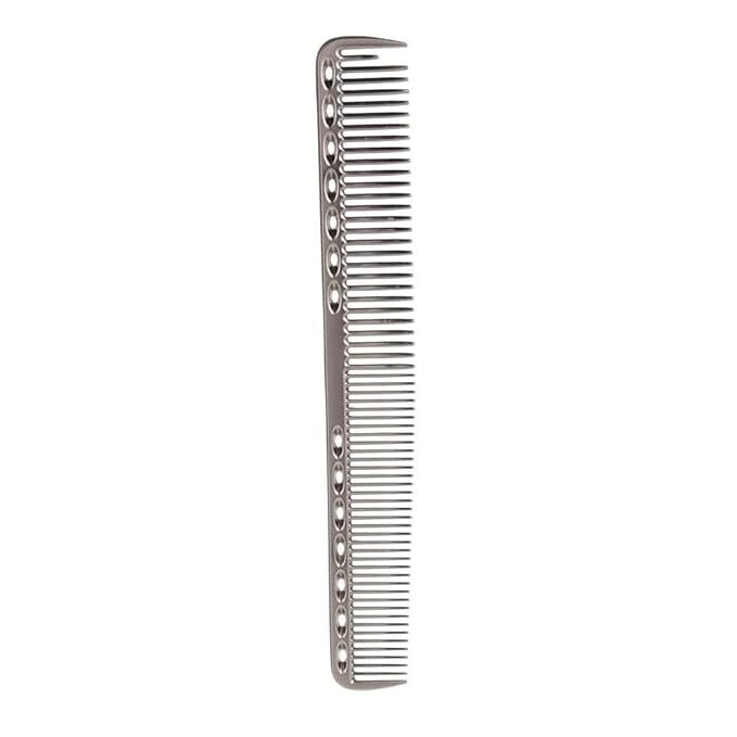 Premium Stainless Steel Hair Cutting Comb | Professional Metal Barber & Salon Comb | Anti-Static Heat Resistant