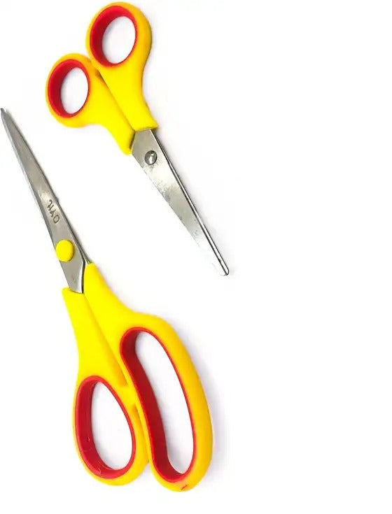 Multipurpose Scissors Set (5.5", 8", 9") – Heavy Duty Stainless Steel Cutting Scissors for Tailoring, Office, Kitchen & Craft