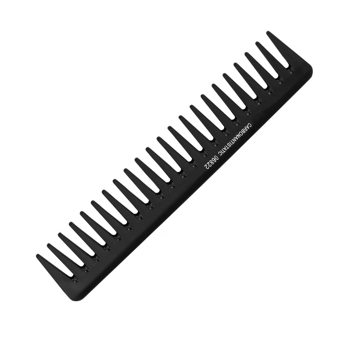 Professional Carbon Anti-Static Wide Tooth Rake Comb – Detangling & Styling