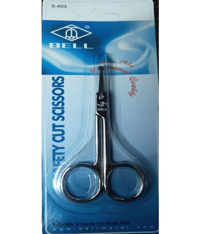 Safety Cut Nose Hair Scissors Combo – Stainless Steel Rounded Tip Grooming Scissors (Pack of 2)