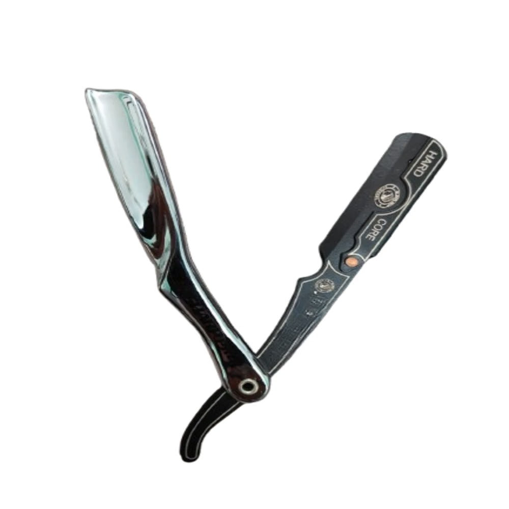 Premium Silver Straight Razor for Men | Professional Barber Shaving Razor | Precision Beard Styling & Hairline Grooming Tool