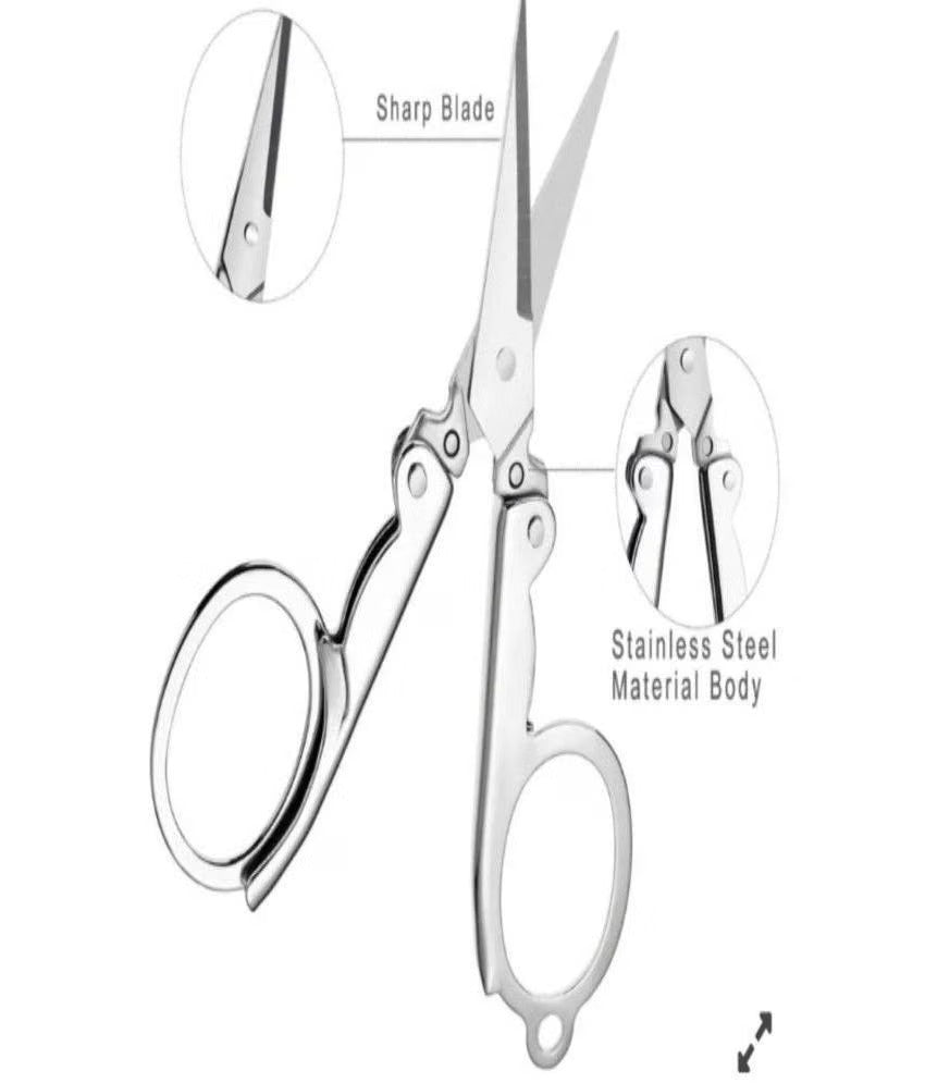Folding Stainless Steel Craft & Ribbon Cutting Scissor 4"