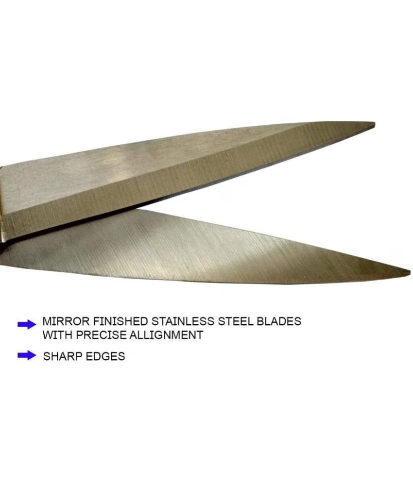 Professional Golden Steel Tailoring Scissors 9.5" – Heavy Fabric Cutting Scissor for Tailors & Designers