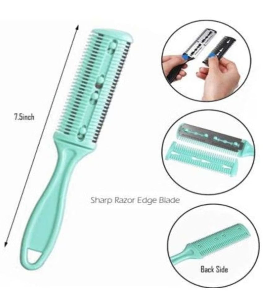 Professional Hair Razor Comb – Salon Thinning & Styling Tool (Color May Vary)