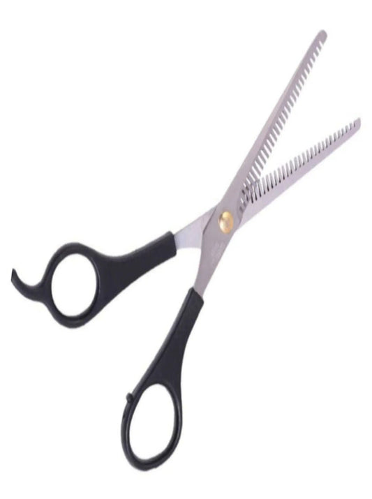 Dhanishka™ Professional 6.5” Double Thinning Hair Cutting Scissor – Stainless Steel Salon & Barber Shears