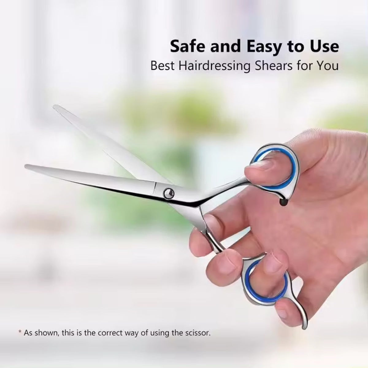 6" Professional Stainless Steel Barber Salon Hair Cutting Thinning Scissors Hairdressing Styling Set