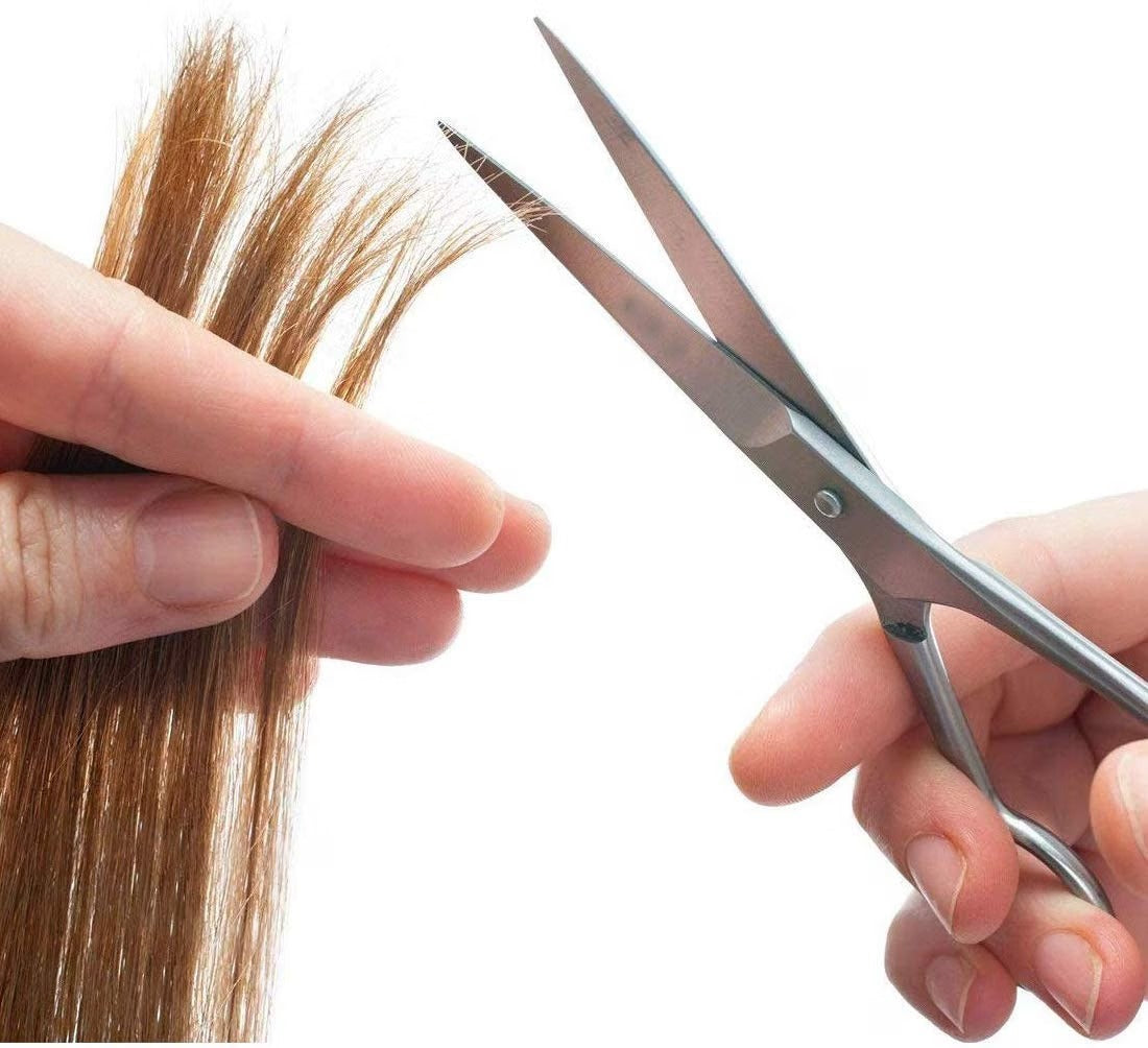 Dhanishka™ Stainless Steel Hair Cutting Scissors – Professional Barber & Salon Shears (6.5" / 7.5")