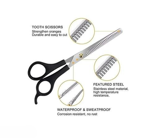 6.5 Inch Double Thinning Hair Cutting Scissors – Stainless Steel Salon & Barber Shears | Dhanishka