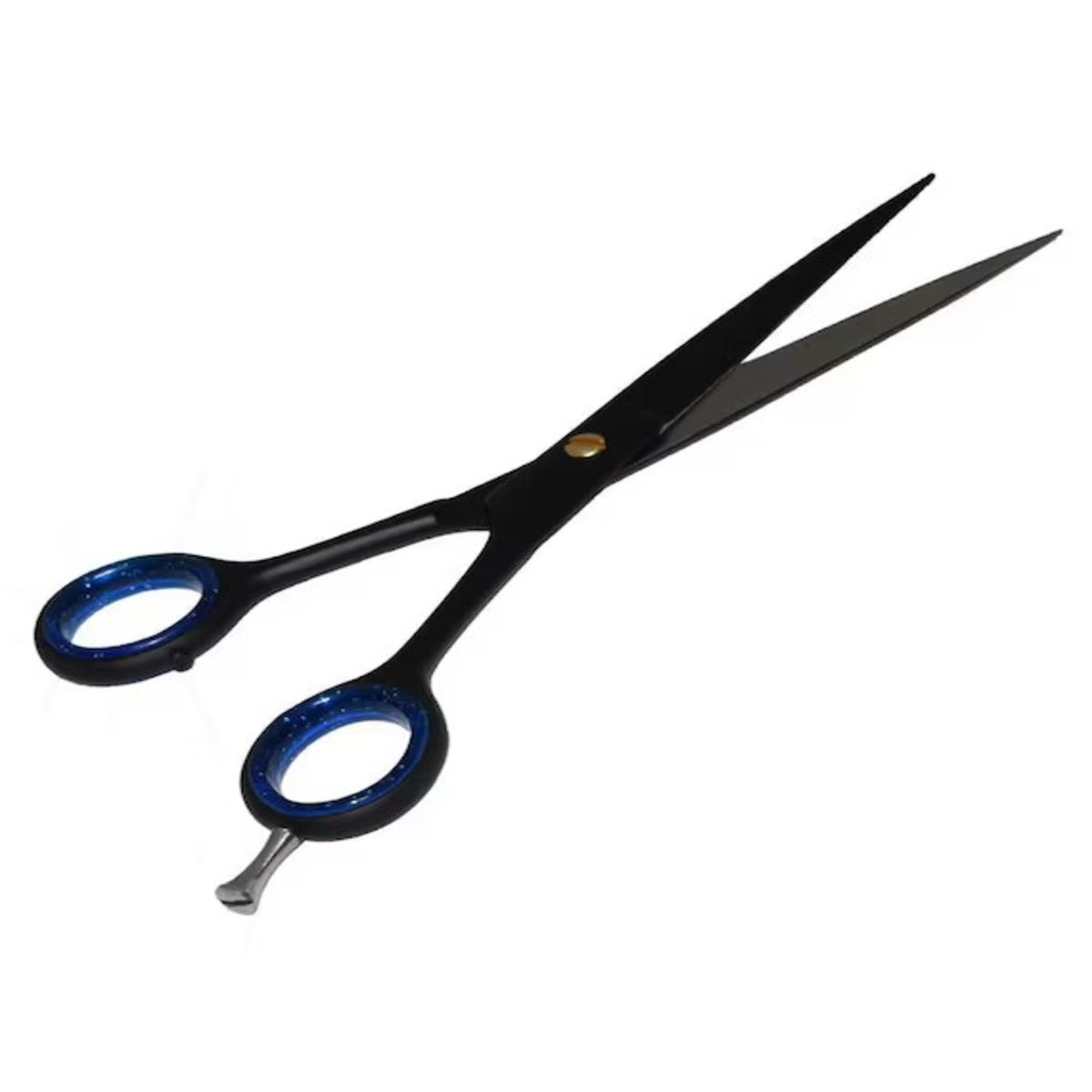 Black Blue Barber Scissor 6.5 Inch - Professional Gents Cutting