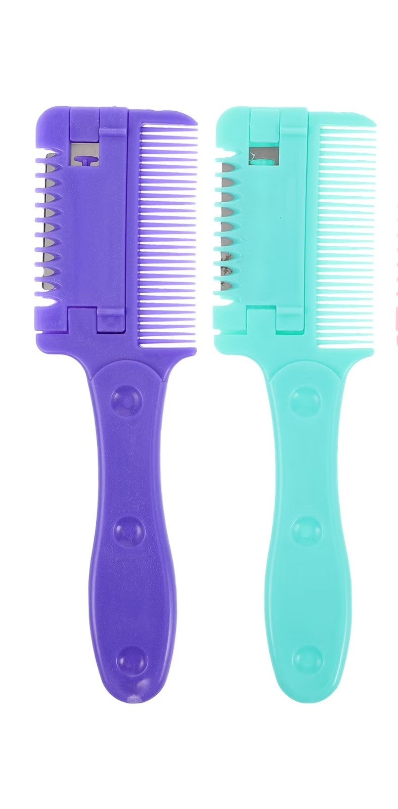 Professional Hair Razor Comb – Salon Thinning & Styling Tool (Color May Vary)