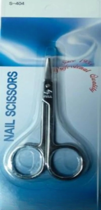 Imported Cuticle & Nail Scissors Combo Pack – Stainless Steel Grooming Scissors for Manicure, Pedicure & Personal Care (Pack of 2)