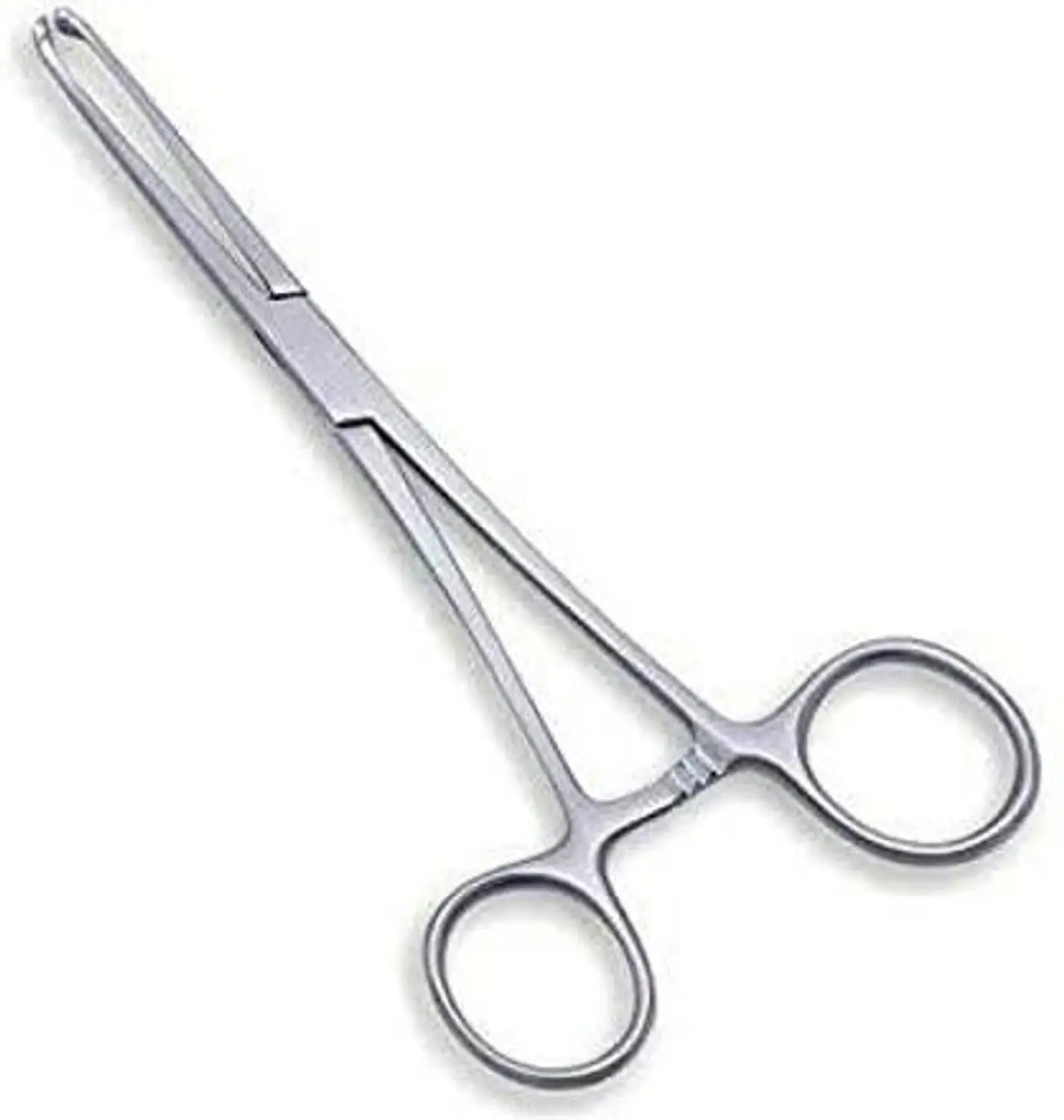 DHANISHKA Stainless Steel Surgical Tissue Forceps 2×3 Teeth – Straight Locking Ring Handle
